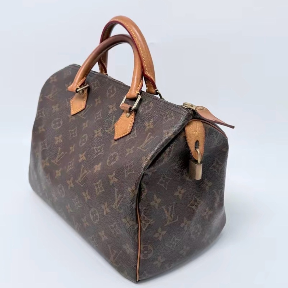 Louis Vuitton Brown Monogram speedy 30 authentic